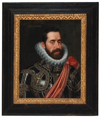 Portrait of Luis de Requesens y Zuniga (1527–1576) Grand Commander of Castile and Governor of Milan and the Spanish Netherlands by 
																			 Spanish School